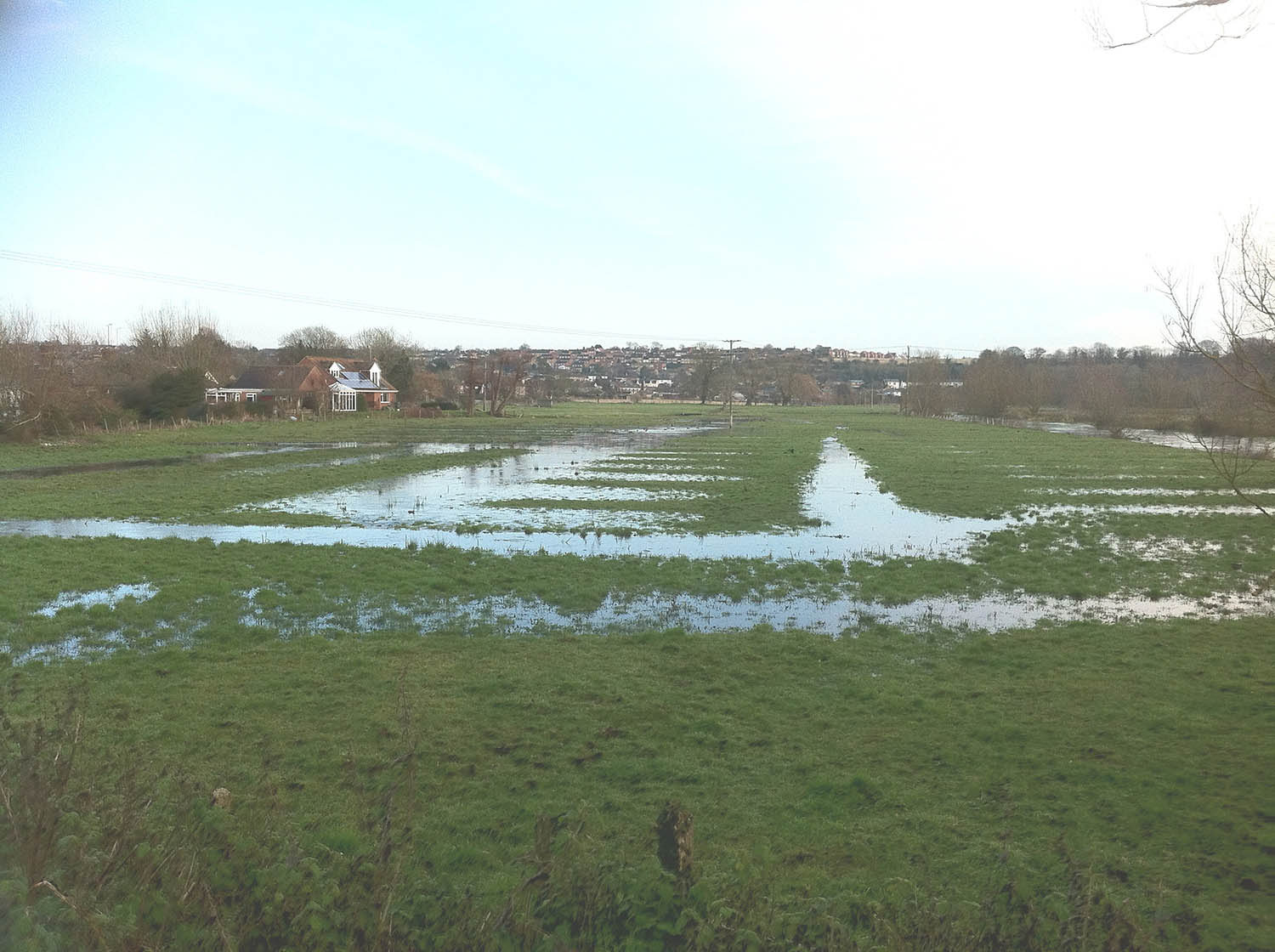 Image of a flooded field